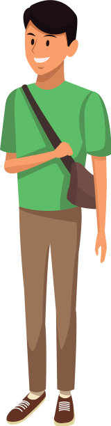 青年学生卡通图片下载