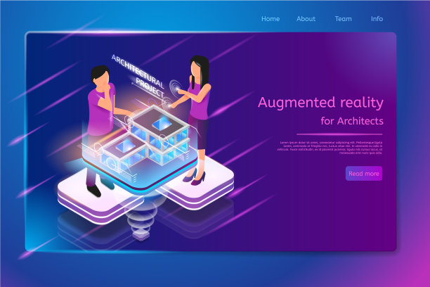 在增强现实中设计架构图片下载