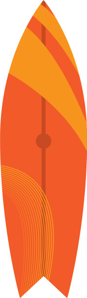 孤立的冲浪板图片图片下载