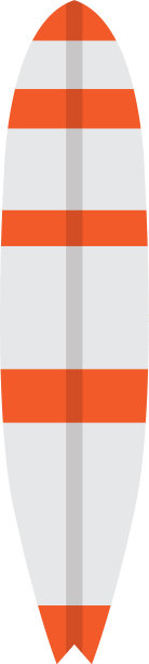 孤立的冲浪板图片图片下载