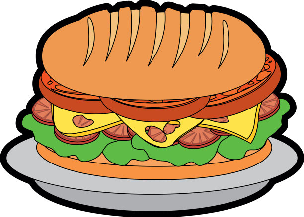 三明治食品图片下载