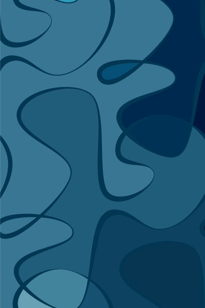 波浪背景的涂鸦手绘线图片下载