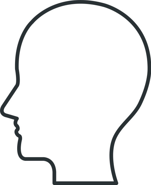 Profile人类孤立图标图片下载