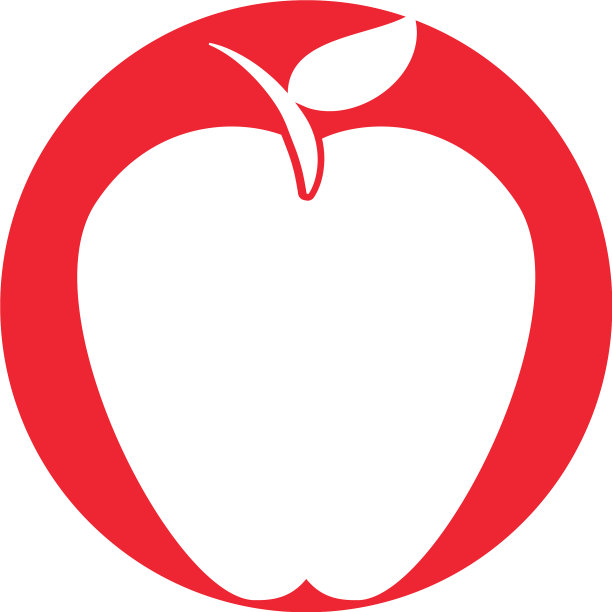 苹果果实孤立图标图片下载