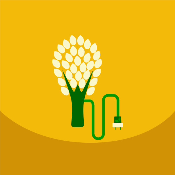 绿色生态树回收有机概念图片下载