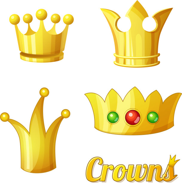 卡通金皇冠为国王和图片下载