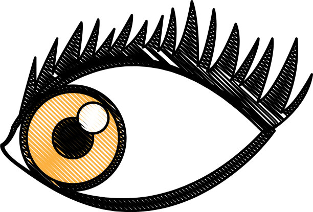 卡通眼睛人看手表图标图片下载