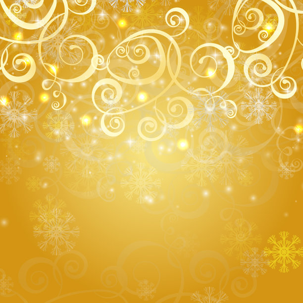 优雅圣诞金色背景图片下载