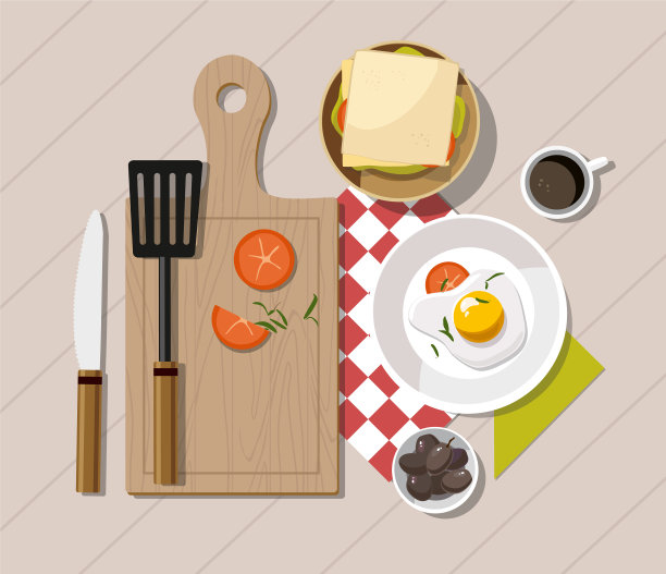 健康美味的早餐图片下载