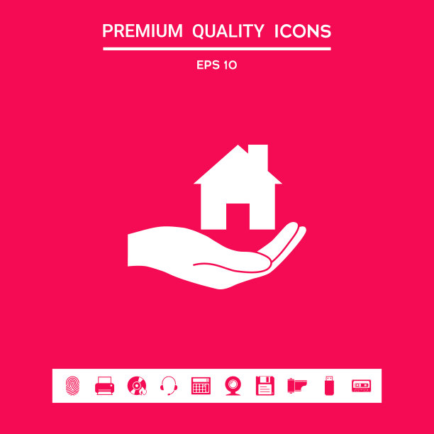 手握家居图形元素为您图片下载