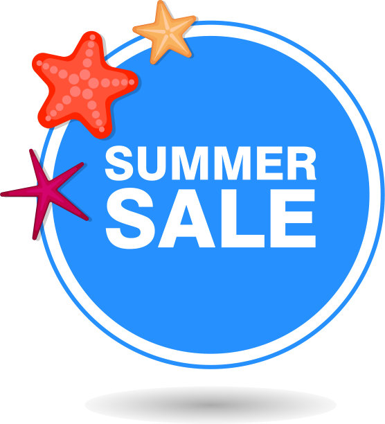 夏季销售与图标循环图片下载