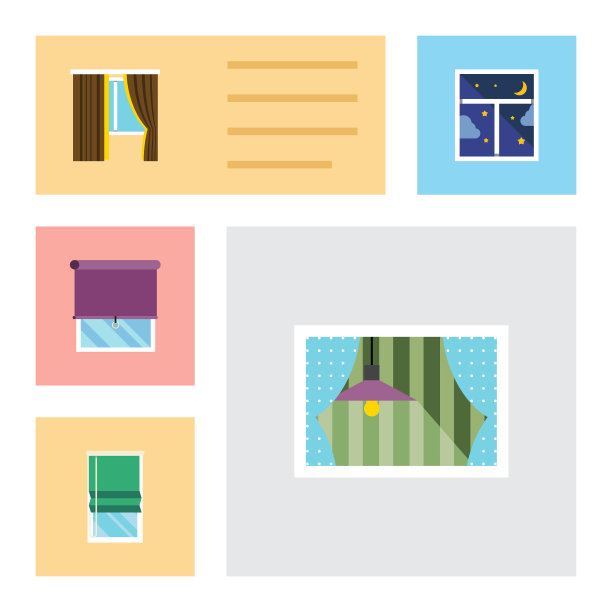 平面图标玻璃套玻璃幕墙和玻璃图片下载