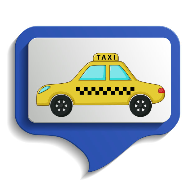 城市交通地图标志图标卡通风格图片下载