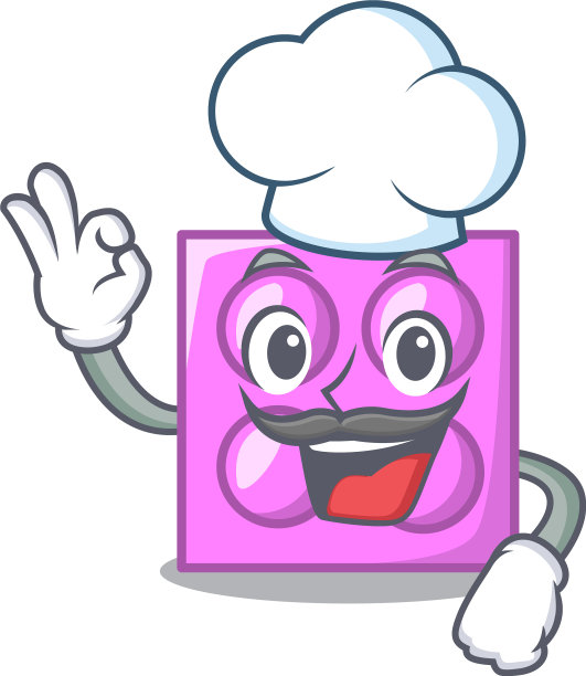 厨师玩具砖卡通人物图片下载