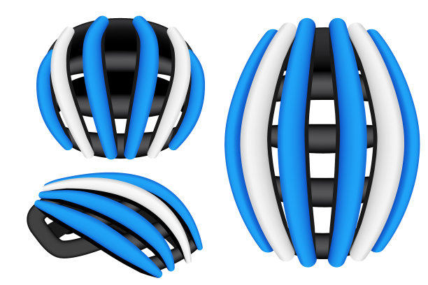 山地自行车头盔套装图片下载