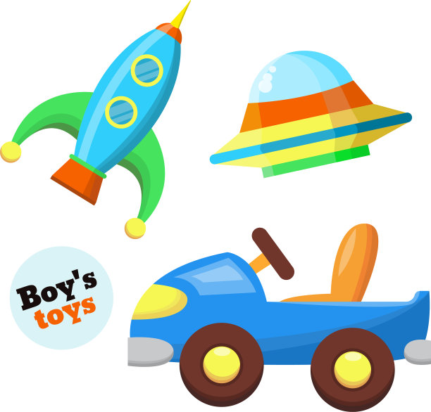 平车火箭飞考克玩具套装图片下载