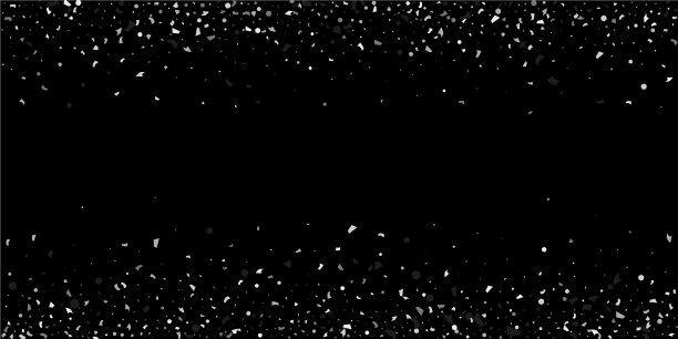 一团银色的粒子在黑色上闪闪发光图片下载