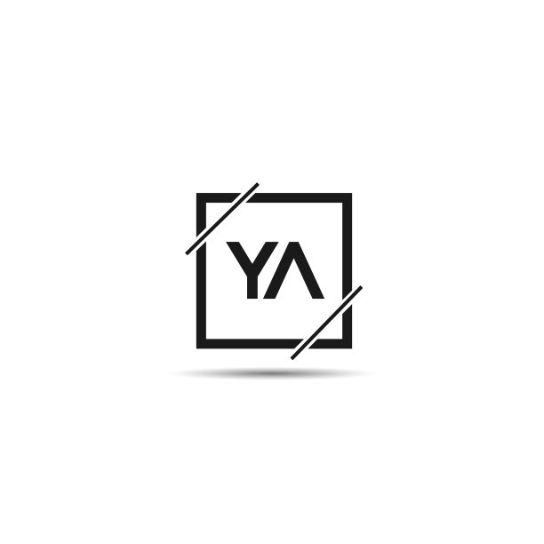 首字母YA标志模板设计图片下载