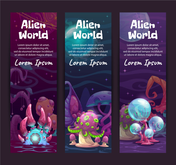 神秘的外星自然幻想另一个星球图片下载