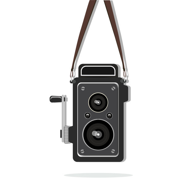 悬挂老式时尚相机图片下载