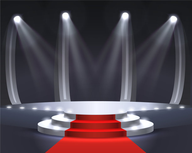 舞台领奖台现场与颁奖典礼图片下载