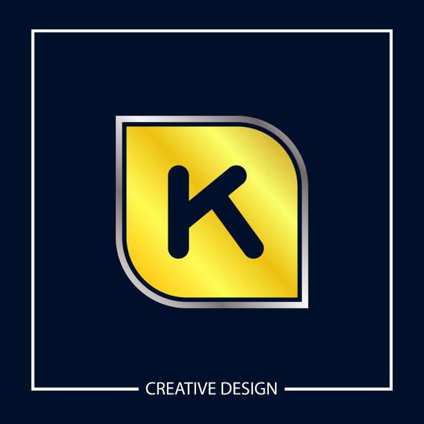 首字母k标志模板设计图片下载