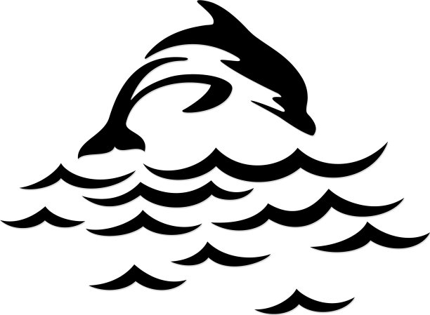 海豚在海里跳图片下载