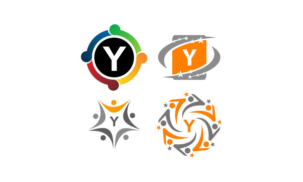 Y字母现代模板标志图片下载
