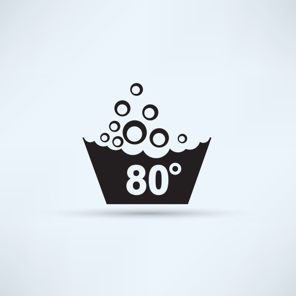 一套洗涤标志图标图片下载