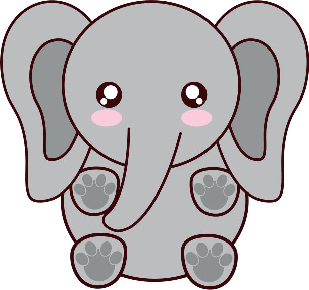 卡哇伊的动物图标图片下载