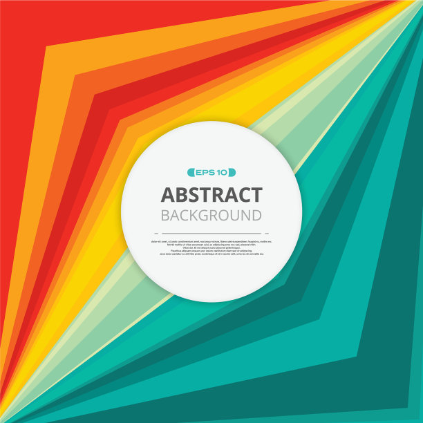 夏日缤纷的圆形文字空间图片下载