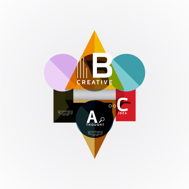 信息图表选项横幅纸样式图片下载