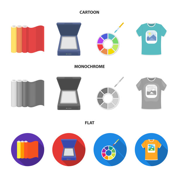 扫描仪调色板等设备图片下载