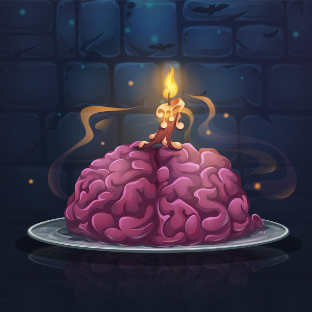 盘子里的大脑图片下载