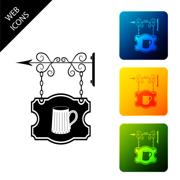 老街招牌上挂着伪造的图片下载