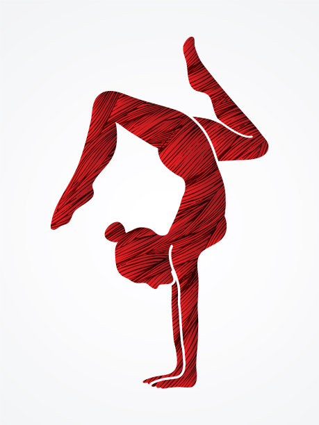 女人瑜伽动作运动女人姿势图片下载