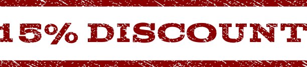 15%折扣水印邮票图片下载