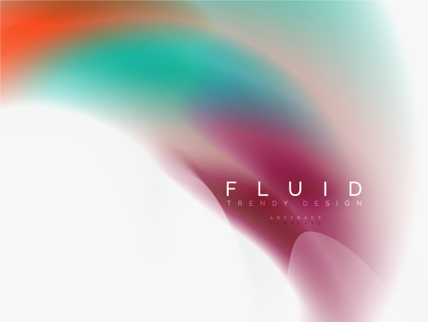 背景抽象-液体颜色波流图片下载