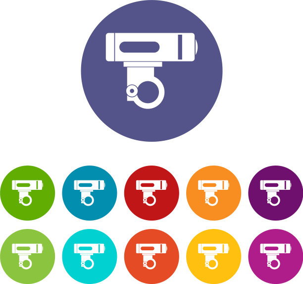 自行车灯设置图标图片下载