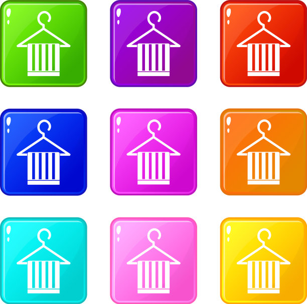 围巾挂在衣架上图片下载