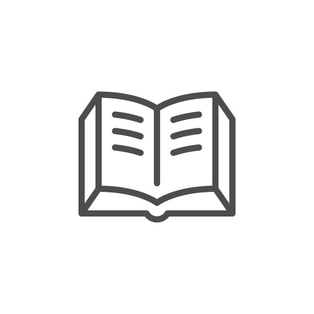 书本线条图标图片下载