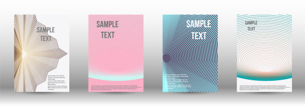 一个现代封面设计模板图片下载