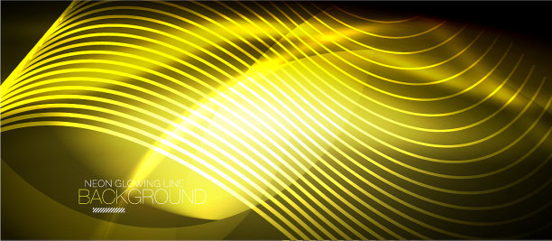 霓虹平滑波数字抽象背景图片下载