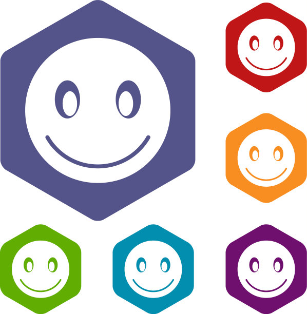 微笑表情图标集图片下载