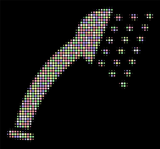 淋浴半色调马赛克点图片下载