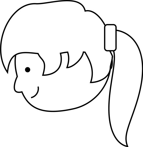 卡通女人图标图片下载