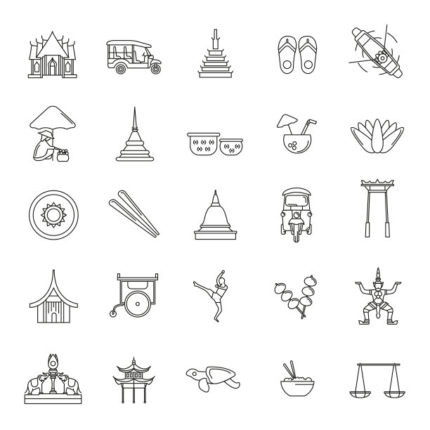 泰国图标设置图片下载