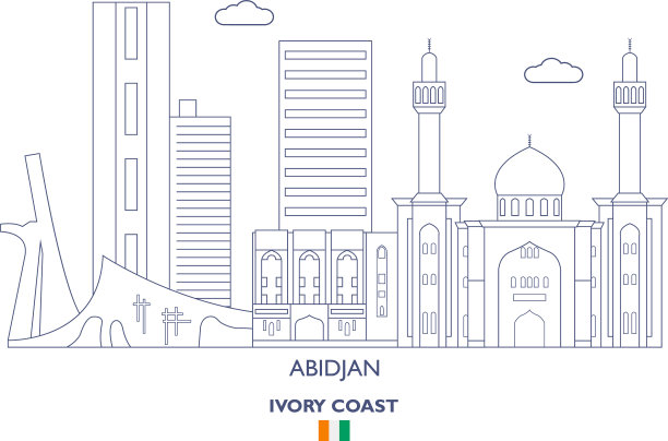 阿比让城市天际线图片下载