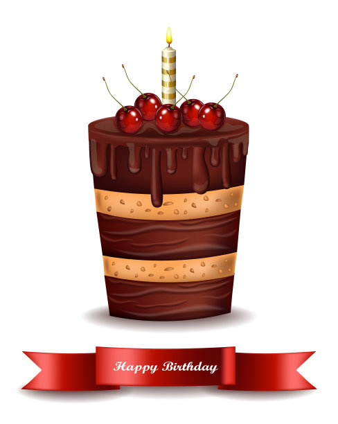 祝你生日蛋糕有巧克力蛋糕图片下载