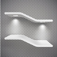 有光源的展览架图片下载